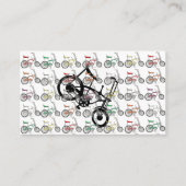 CARTE DE VISITE CLASSIQUE de la BICYCLETTE SCHWINN (Devant)