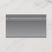 Carte De Visite Classique de relief par métal argenté de (Dos)