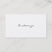 Carte De Visite Classique de Thunder_Cove de silhouette de poulpe (Dos)