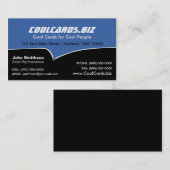 Carte de visite classique de voiture (Devant / Derrière)