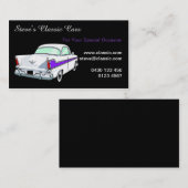 Carte de visite classique de voiture (Devant / Derrière)