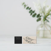 carte de visite classique d'oiseaux (Debout devant)