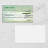 Carte de visite classique écologique propre (Devant / Derrière)