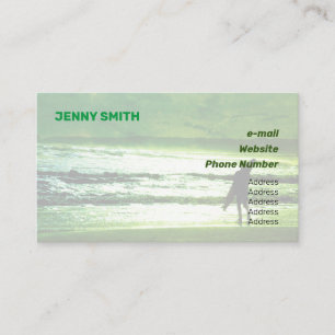 Carte de visite classique écologique propre