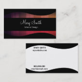 Carte de visite classique élégant (Devant / Derrière)