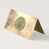 Carte De Visite Classique Mandala Inde Style 4 (Dos)