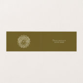 Carte De Visite Classique Mandala Inde Style 4 (Intérieur déplié)