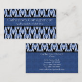 Carte de visite classique moderne, Royal Blue (Devant / Derrière)