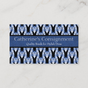 Carte de visite classique moderne, Royal Blue