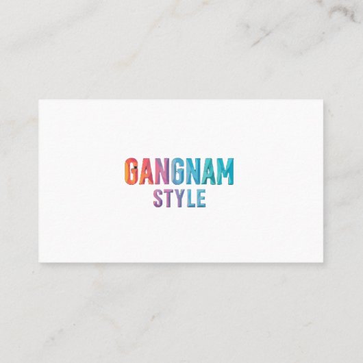 Carte De Visite Classique nostalgique (Dos)