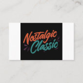 Carte De Visite Classique nostalgique (Devant)