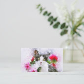 Carte de visite classique pour animaux de compagni (Debout devant)