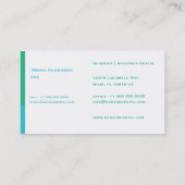 Carte de visite classique pour le Dental, autre. (Dos)