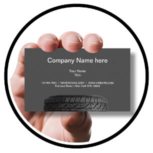 Carte de visite classique pour les services automo