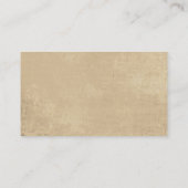 Carte de visite classique pour un conseiller d'age (Dos)