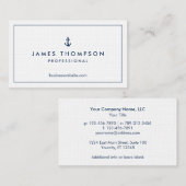 Carte De Visite Classique professionnel de texture de logo de (Devant / Derrière)