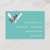 Carte De Visite Classique professionnel se démarque par son bleu (Dos)