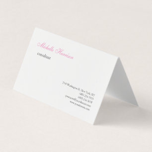 Carte De Visite Classique Simple
