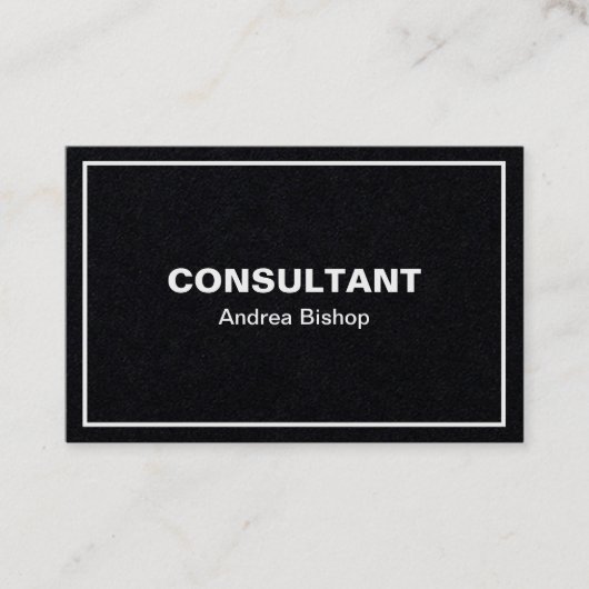 Carte de visite classique simple et propre (Devant)