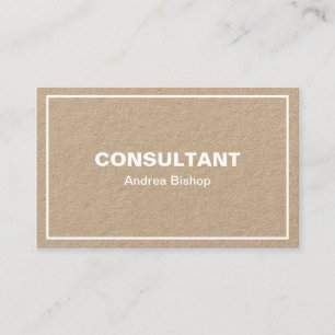 Carte de visite classique simple et propre