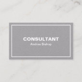 Carte de visite classique simple et propre (Devant)