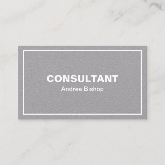 Carte de visite classique simple et propre (Devant)