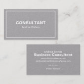 Carte de visite classique simple et propre (Devant / Derrière)