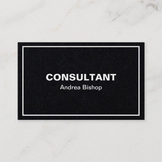 Carte de visite classique simple et propre (Devant)