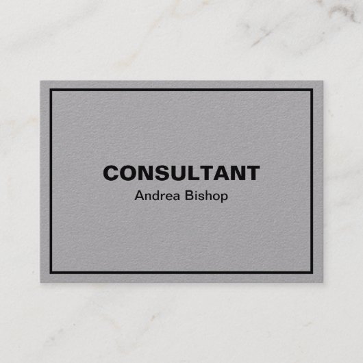 Carte de visite classique simple et propre (Devant)