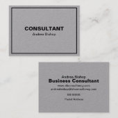 Carte de visite classique simple et propre (Devant / Derrière)