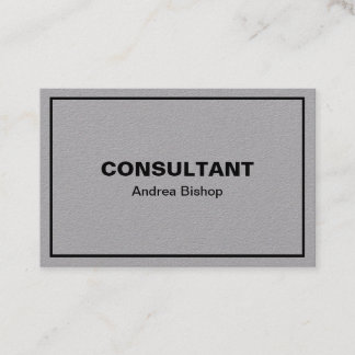 Carte de visite classique simple et propre