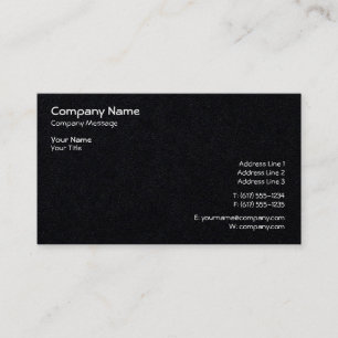 Carte De Visite Classique simplement