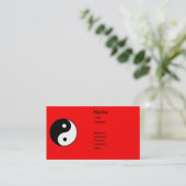 Carte De Visite Classique Yin Yang (Debout devant)
