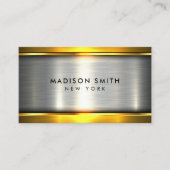 Carte De Visite Classy And Cool Construction Business Cards (Devant)