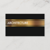 Carte De Visite Classy Architect Modern Business Cards (Devant)