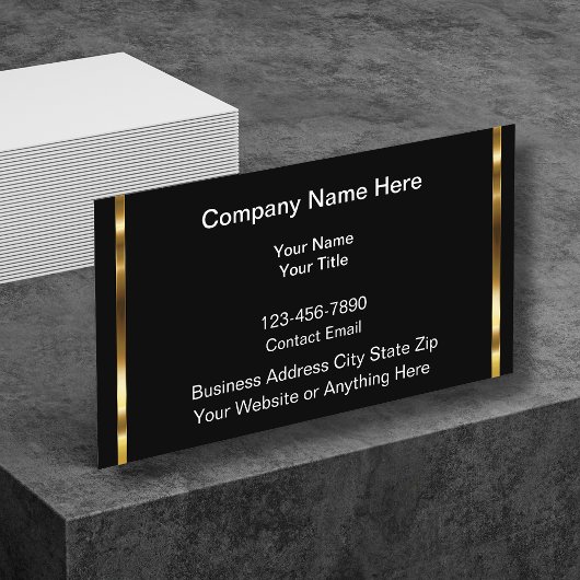 Carte De Visite Classy Business Profile Contact Cards