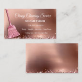 Carte De Visite Classy Cleaning Services (Devant / Derrière)