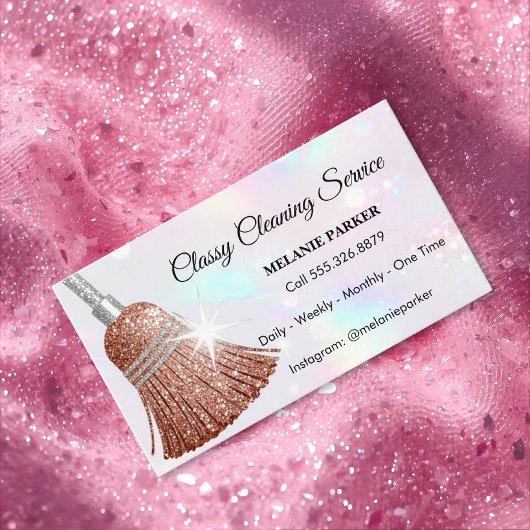 Carte De Visite Classy Cleaning Services