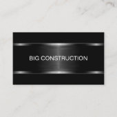 Carte De Visite Classy Cool Construction Business Cards (Devant)