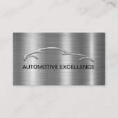 Carte De Visite Classy Cool Sleek Modern Automotive Business Cards (Devant)