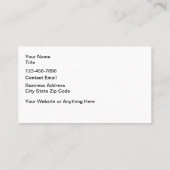 Carte De Visite Classy Glitzy Stone Look Pattern Business Cards (Dos)