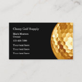 Carte De Visite Classy Golf Thème Moderne (Devant)