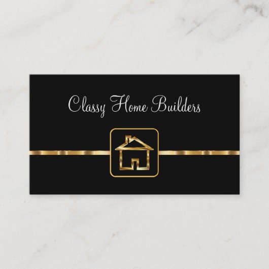 Carte de visite Classy Homes Builder (Devant)