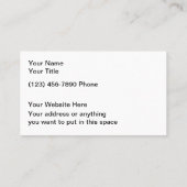 Carte De Visite Classy Locksmith Modern Business Cards (Dos)