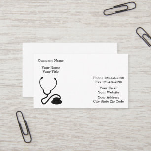 Carte De Visite Classy Medical