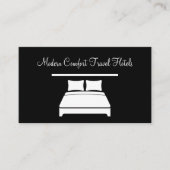 Carte De Visite Classy Modern Hotel Travel Business Cards (Devant)