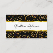 Carte De Visite Classy Monogram Business Cards (Devant)