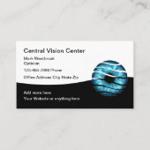 Carte De Visite Classy Optician Ophthalmologist Appointment Cards (Devant)