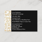 Carte De Visite Classy Personal Concierge Services New (Devant)