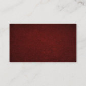 Carte De Visite Classy Pouring Bourgogne Red Wine Winery (Dos)